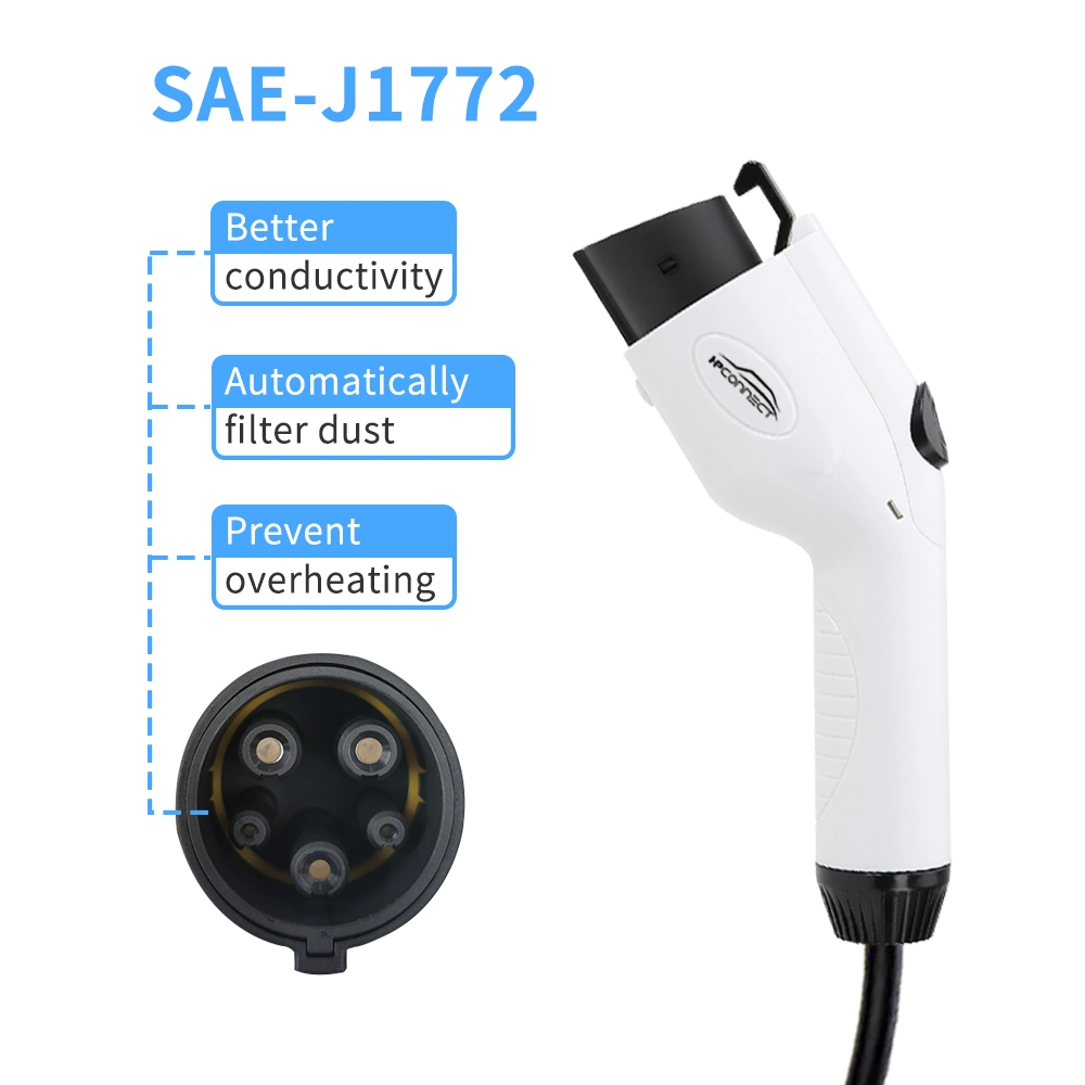 Hpconnect/OEM 1 Year Warranty Electric Vehicle Charger Saej1772 EV Charging Connector