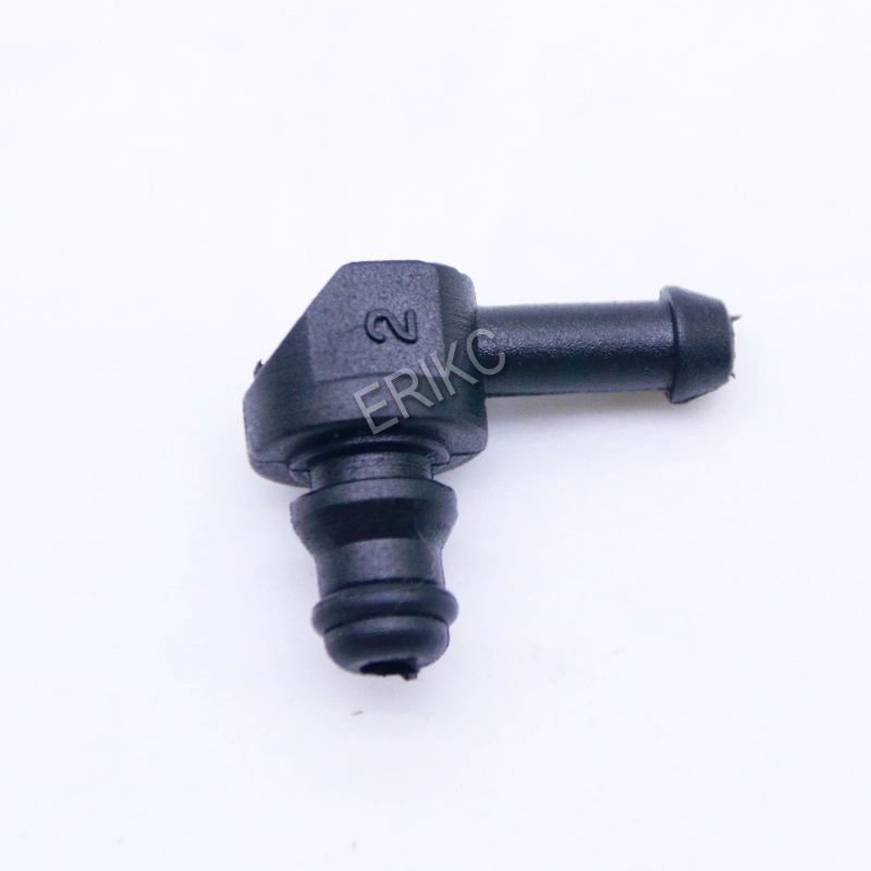 Erikc Fuel Injector Parts Oil Return Pipe Connector Backflow Plastic Two-Way Joint Pipe T / L Type for Bosch 10PCS/Bag E1024070 E1024071