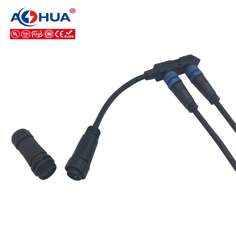 UL Certificate Distributor Wire Connector 1 to 2 LED Connector Cable Waterproof Connector