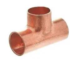 Refrigeration Parts High Quality 3 Way Copper Tee Pipe Copper Press Fittings Copper Tube Tee Connector