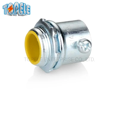 Steel Plated EMT Conduit and Fittings Insulated Set Screw /Compression Connector with UL Certificate