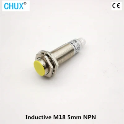 Chux 5mm Sensing M18 NPN Proximity Sensor Switch Connector Type Without Cable