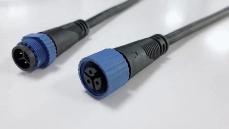 PVC/Nylon Waterproof LED IP67 Wire Male Female Circular Connector Electrical Cable IP68 220V Plug M15 Gyd Bett Connector