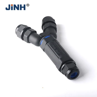 LED IP68 Connector 5-Way 5-Core Y-Type Wire Plug Waterproof Cable Wiring Terminal Block Quick Outdoor Waterproof Cable Connector